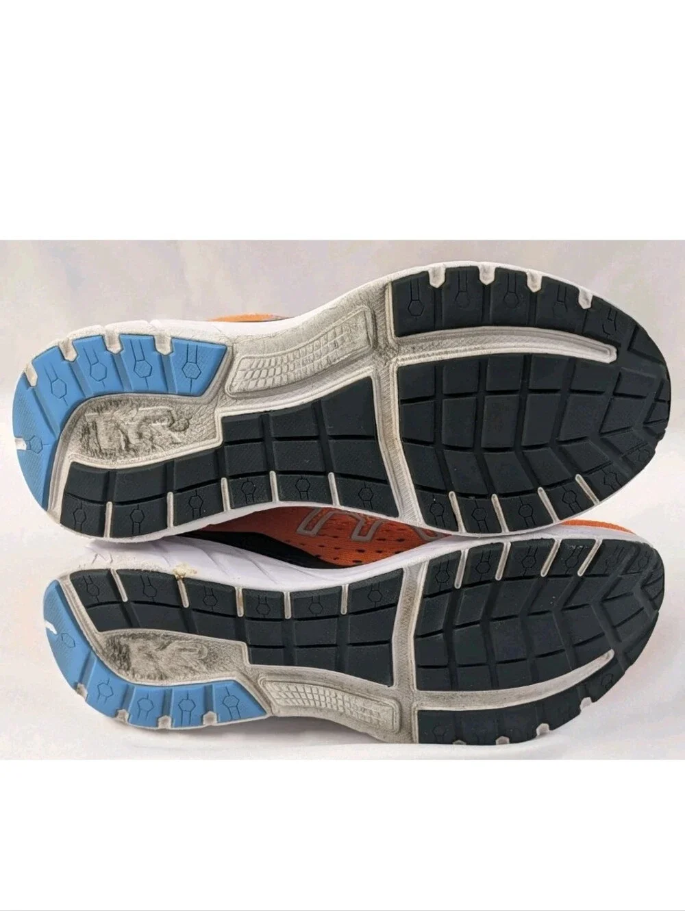 TYR RD-1 Runner Shoes Mens 8.5 Womens 10 Orange Blue Running Athletic Sneakers